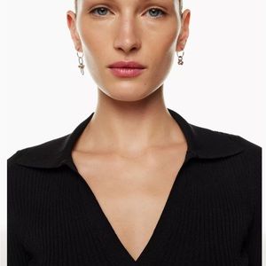 Sculpt Knit Polo Longsleeve